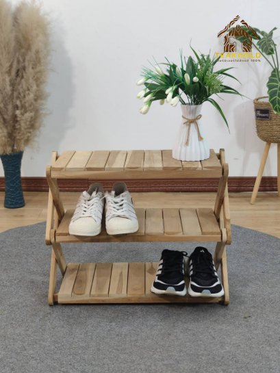 19. ชั้นวางรองเท้ายืด3ชั้น