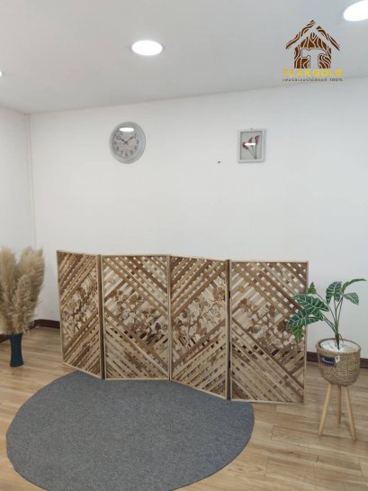 24.ฉากไม้สักสูง1เมตร