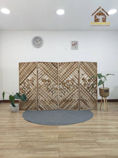 25.ฉากไม้สักสูง120cm