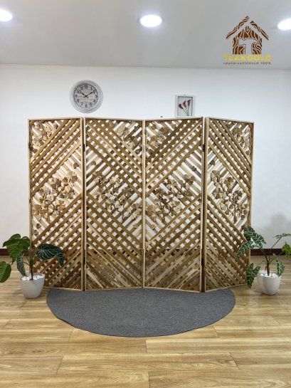 26.ฉากไม้สักสูง1.5เมตร