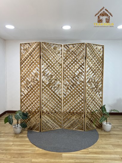 28.ฉากไม้สักสูง2เมตร กว้าง200cm