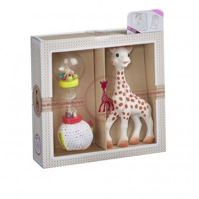 SOPHIE LA GIRAFE เซตยางกัดโซฟี พร้อมของเล่น Soft Maracas rattle