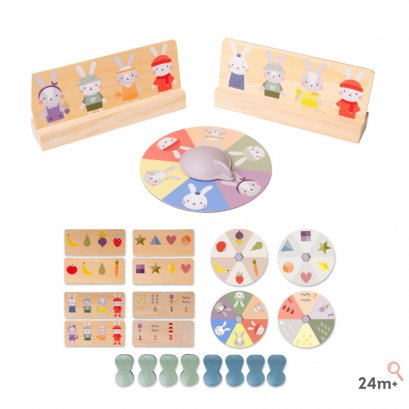 TAF TOYS ของเล่นบิงโกลูกน้อย Bunny Bingo (24m+)