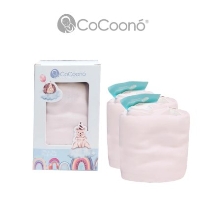 COCOONO Doodle Swaddle ผ้าห่อตัวเด็ก ขนาด 60x65cm.(2 ชิ้น)