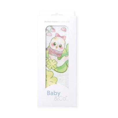 BABY & CO ผ้าห่อตัวเด็ก ซึมซับได้ดีเยี่ยม ขนาด 47x47 นิ้ว