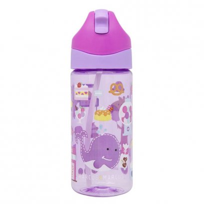 MARCUS & MARCUS กระติกน้ำหลอดดูด Antibacterial Tritan Straw Bottle 400ml.