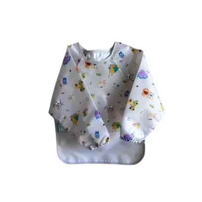 MARCUS & MARCUS เสื้อกันเปื้อนแขนยาว Long Sleeve Baby Bib (6m+)