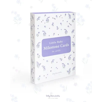 Baby Blue Whales การ์ดบันทึกความทรงจำลูกน้อย 36 ใบ Little Baby Milestone Cards