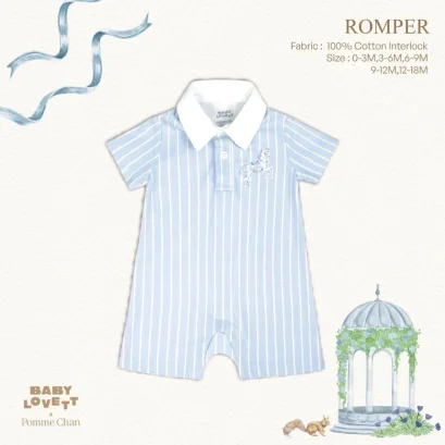 BabyLovett ชุดรอมเปอร์เด็กแขนสั้น คอลเลกชัน x Pomme Chan