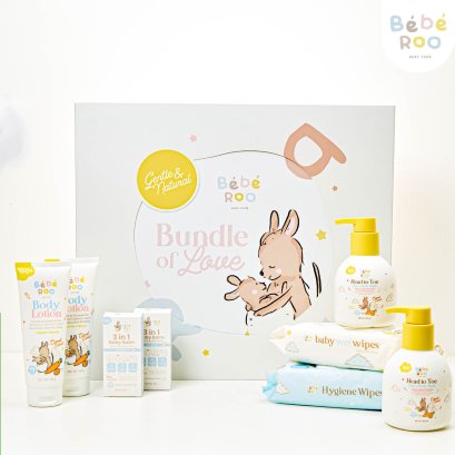 Bebe roo Gift Set เซ็ตของขวัญสำหรับเด็กแรกเกิด พร้อมตุ๊กตา