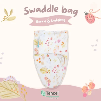 COCOONO Swaddle Bag ผ้าห่อตัวเด็กแรกเกิด Magnetic 0-3 เดือน ผ้า Tencel พร้อมหมวก