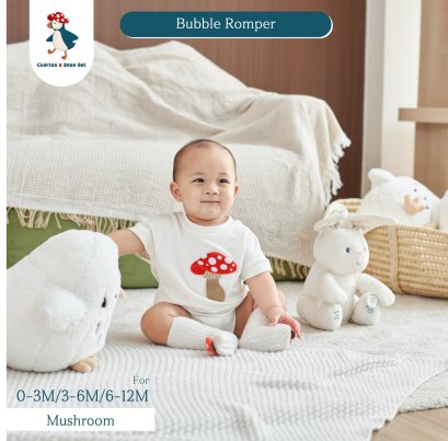Charles x Snow Owl ชุดรอมเปอร์ ชุดหมี ชุดบับเบิ้ล สำหรับเด็ก Bubble Romper