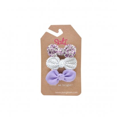 SATI กิ๊บติดผม B. LITTLE PURPLE SET