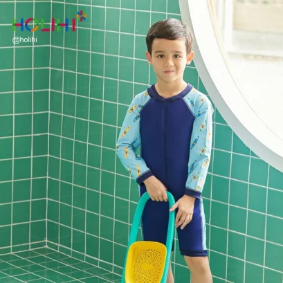 HOLIHI Neo Tahoe ชุดว่ายน้ำเด็ก Neoprene ช่วยเก็บอุณหภูมิ UV Protection 50++