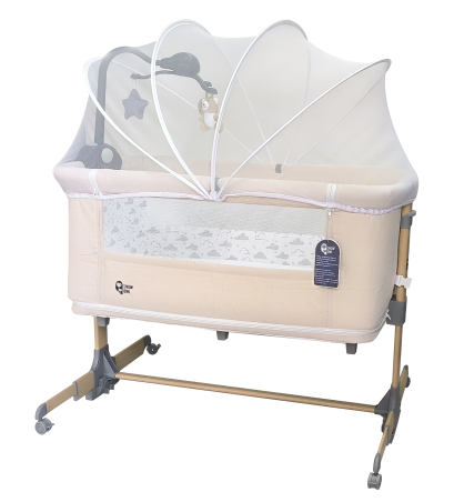 SNOW OWL BABY BEDSIDE CRIB เตียงเด็ก ALL IN ONE With Rocker (มีขาโยกไกวได้)