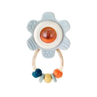 INFANTINO Spin & Rattle Teether ยางกัดดอกไม้ ของเล่นเขย่าเสริมพัฒนาการเด็ก 0m+