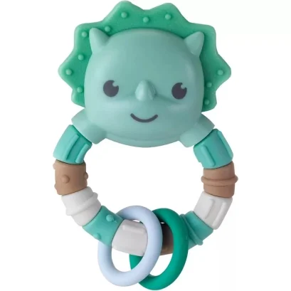 INFANTINO Dino Teether ยางกัดเด็ก BPA Free ของเล่นเสริมพัฒนาการ 3 เดือนขึ้นไป
