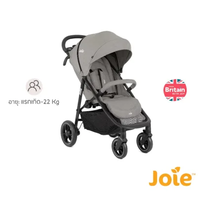 Joie Litetrax Flex รถเข็นเด็ก เบาะกว้าง นั่งสบาย พับง่าย แรกเกิด–22 กก.