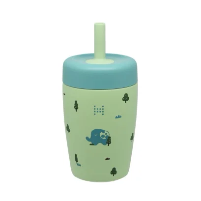 MARCUS & MARCUS แก้วสแตนเลสเก็บอุณหภูมิ พร้อมหลอดซิลิโคน Straw Insulated Tumbler