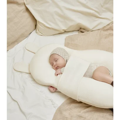 MONEE Cool Sleep Bunny หมอนอ้อมกอดทารก ลดอาการสะดุ้ง นอนหลับสบาย