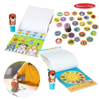 Melissa & Doug ชุดปั๊มสติกเกอร์ ของเล่นเสริมพัฒนาการเด็ก พร้อมสติกเกอร์ 300 ชิ้น
