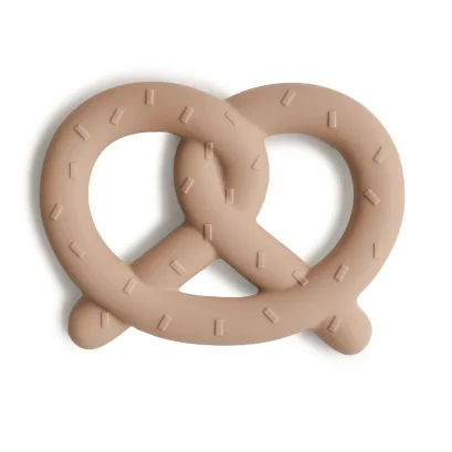MUSHIE ยางกัดซิลิโคนเพรทเซล Pretzel Teether