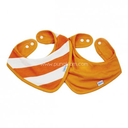 BUMKINS ผ้ากันเปื้อน/ผ้าซับน้ำลาย แบบกันน้ำ 5.25 x 9 นิ้ว ( 2Pcs.)