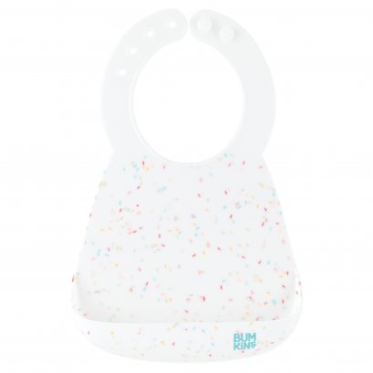BUMKINS ผ้ากันเปื้อนซิลิโคน Vanilla Sprinkle (6m+)
