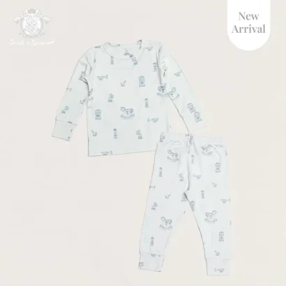 SNOW OWL x Sririta ชุดนอนเด็กแบบสวม pajamas สัมผัสนุ่มและอ่อนโยน (1-4y)