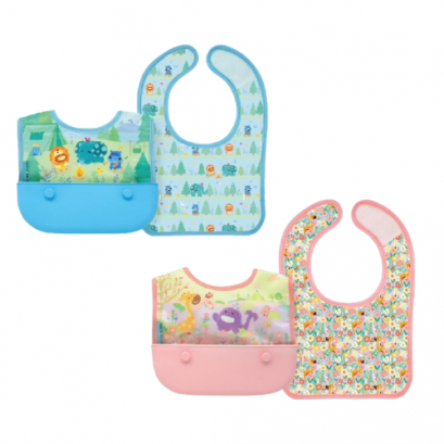 MARCUS &amp; MARCUS เซตผ้ากันเปื้อน 3-in-1 Fold Up Bibs