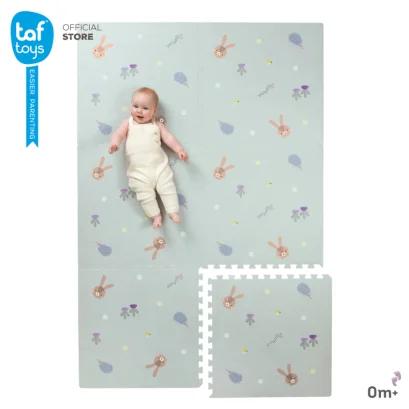 TAF TOYS แผ่นรองคลานจิ๊กซอว์ขนาดใหญ่ Urban Garden XL Soft Puzzle Mat