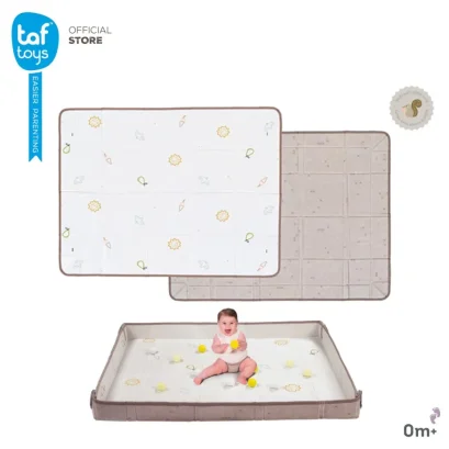 TAF TOYS แผ่นรองคลานพับได้พร้อมลูกบอล Fold 'n Fun Mat