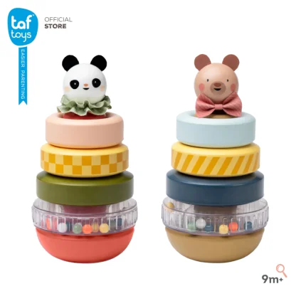 TAF TOYS ห่วงเรียงซ้อน Stack-a-Panda / Bear เสริมพัฒนาการ (9m+)