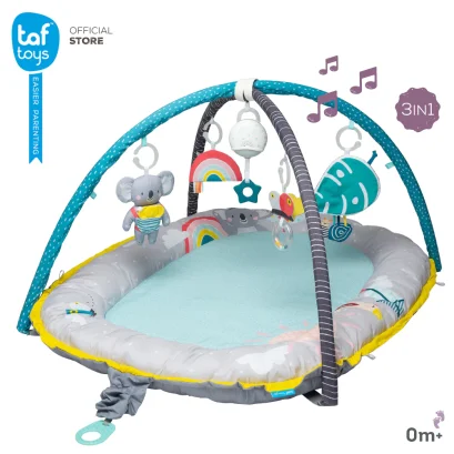 TAF TOYS เพลยิมเด็กแรกเกิด ของเล่นเสริมพัฒนาการ 4in1 Koala Musical Cosy Gym