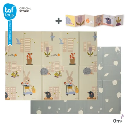 TAF TOYS แผ่นรองคลาน พับได้ ขนาดใหญ่ Urban Garden