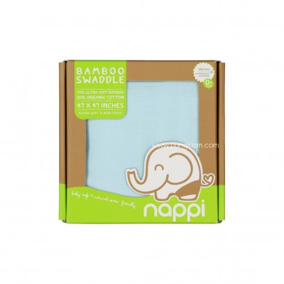 NAPPI ผ้าห่อตัวใยไผ่ 47x47 นิ้ว (0m+)
