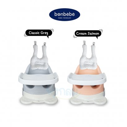 BONBEBE JOMBO SEAT เก้าอี้หัดนั่งพร้อมถาดอาหาร และล้อลาก (3m+)