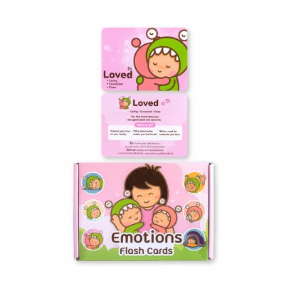 LITTLE MONSTER แฟลชการ์ดหมวดเรื่องอารมณ์ - ความรู้สึก Emotions (1y+)