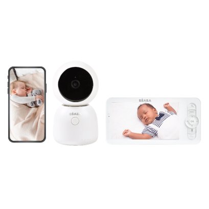 BEABA กล้องเบบี้มอนิเตอร์พร้อมจอ และระบบไฟ Night Light สามารถเชื่อมต่อ Wi-fi และ Wireless