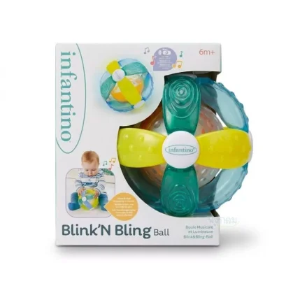 Infantino Blink 'n Bling Ball ลูกบอลไฟกระพริบ ของเล่นเสริมพัฒนาการ สำหรับเด็ก 6 เดือนขึ้นไป