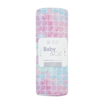 BABY & CO ผ้าอ้อมเด็ก ซึมซับได้ดีเยี่ยม ขนาด 30x30 นิ้ว (1 ผืน)