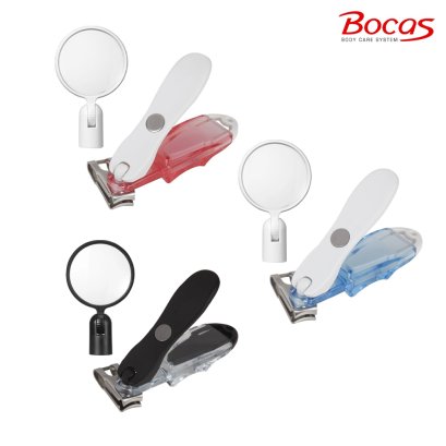 BOCAS กรรไกรตัดเล็บพร้อมแว่นขยาย
