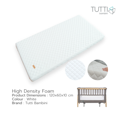 TUTTI เบาะนอน Cozee XL High Density Foam Cot Mattress