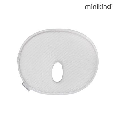 MINIKIND หมอนหลุมทารกป้องกันหัวแบน Ergonomic Memory Foam (0-9m)