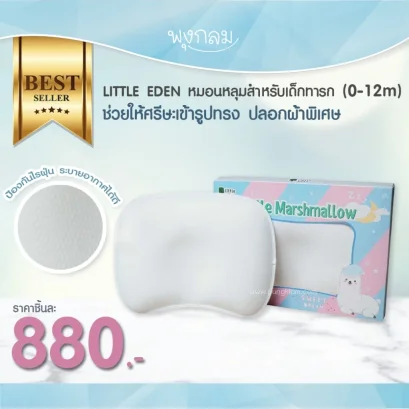 LITTLE EDEN หมอนหลุมสำหรับเด็กทารก (0-12m)