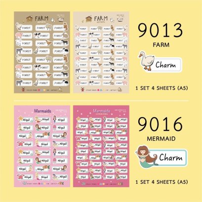 Stickie Prints สติ๊กเกอร์กันน้ำอย่างดี สีไม่ลอก ติดทน ขนาด A5