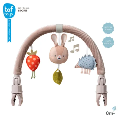 TAF TOYS โมบายติดรถเข็นเด็ก Musical Bunny Arch ของเล่นเสริมพัฒนาการ (0m+)