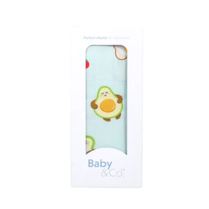 BABY & CO ผ้าห่อตัวเด็ก ซึมซับได้ดีเยี่ยม ขนาด 47x47 นิ้ว