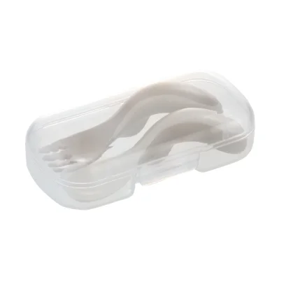 RICHELL T.L.I. ชุดฝึกจับช้อน-ส้อมพลาสติก Pinch Grip Spoon&Fork (12m+)