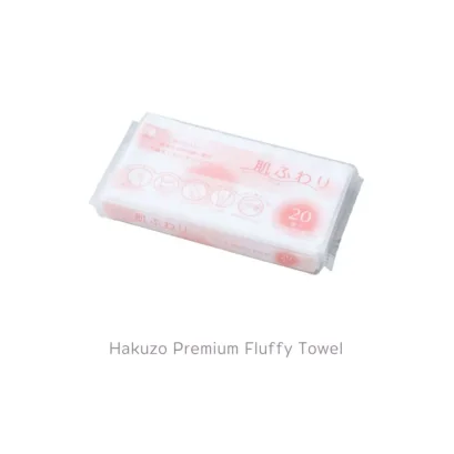 Hakuzo Premium Fluffy Towel ผ้าเช็ดทำความสะอาดเนื้อนุ่ม ดูดซับน้ำดี สำหรับเด็กและผู้ใหญ่